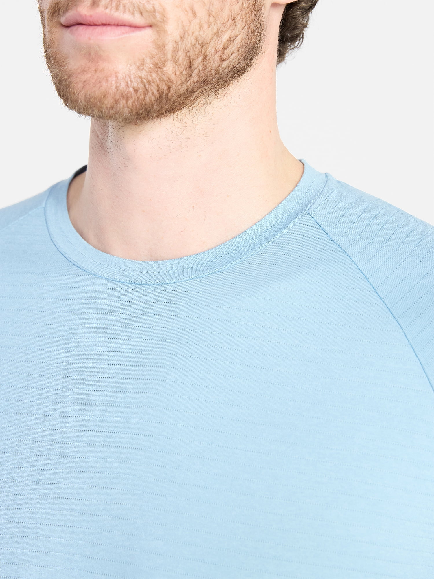 Athletic Works Men's and Big Men's Stripe Jersey Tee with Short Sleeves, Sizes XS-4XLT