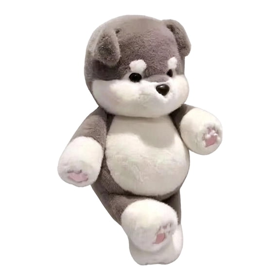 Cute Brown Panda Running Plushies, Large 45cm Bear Stuffed Animal, No Mark Soft Fluffy Plush Toy for Boys Girls