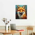 thumbnail image 3 of ARISTURING Fox Decor Wall Art Banksy Fox Pictures Wall Decor Canvas Prints Framed Artwork Paintings Poster Fox Gifts Decorations for Home Kitchen Bedroom Living Room Bathroom Office  16x20 in, 3 of 5