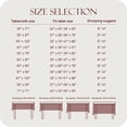 thumbnail image 2 of French Linen Pattern Tablecloth Soft Durable Floral Table Cloth Designer Kitchen Dining Tablecloth for Rectangular Tables for Parties Christmas 52"x 52", 2 of 6