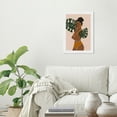 thumbnail image 2 of Wynwood Studio Prints Monstera Love Light Fashion and Glam Swimsuit Wall Art Canvas Print Brown Dark Green 13x19, 2 of 3