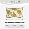 thumbnail image 4 of Honeii Cartoon Honey Pot Bee Sunflower Decorative Throw Pillow Case - Elevate Your Couch, Sofa, or Bed with Stylish Home Decor, Perfect Gift Idea-14"x20", 4 of 6