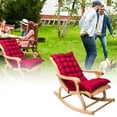 thumbnail image 2 of Binwennn Memory Foam Breathable Universal Seat Cushion Lumbar Back Support Outdoor Chair Cushion Thickened Seat Cushion Backrest Cushion Suitable For Rattan Chairs Chairs Garden And Courtyard Chair, 2 of 7