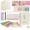 Bible Study Kit02-Beige, variant on Bible Study Kit for Women Bible Journaling Supplies Bible Accessories No-Bleed Highlighters Pens Bible Tabs Large Pencil Case Christian Gift