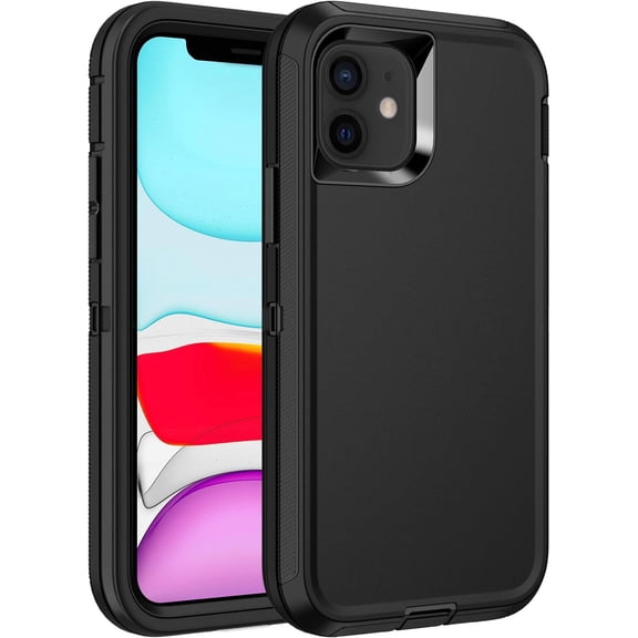 AICase For iPhone 11 Case Heavy Duty Shockproof Rugged Military 3-Layer Cover
