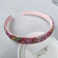 thumbnail image 1 of New Rhinestone Hairband Hairpin Super Flash  Hair Accessories  Leopard Full  Hairband Rhinestone Headband, 1 of 7