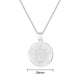 thumbnail image 3 of Collar de acero inoxidable de San Cristóbal para hombre de Philip Jones, 3 of 5