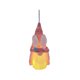 thumbnail image 2 of Colgante de ventana de muñeca luminosa sin rostro de Pascua, originalidad, pequeña muñeca decorativa para Pascua., 2 of 6