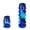 Deep blue camouflage, variant on Silicone Folding Water Bottle, Outdoor Portable Telescopic Drinking Cup, Creative Camouflage Sports Water Bottle