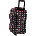 thumbnail image 3 of Bolsa de Viaje con Ruedas Rockland en Negro de 22 Pulgadas, 3 of 5