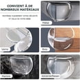 thumbnail image 2 of CHAO Pack de 12, Protectores de Esquinas de Mesa para Bebé - Protectores de Esquinas para Muebles de Seguridad Infantil para Escritorio, Cuna, Chimenea, Mesa, Esquinas y Bordes Suaves + Redondo Seguro, 2 of 5