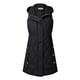 thumbnail image 2 of Gibobby Chaleco largo para mujer, Chalecos reversibles de forro polar para mujer, chaquetas sin mangas, chamarra con capucha para mujer, de otoño con bolsillos(Negro,XG), 2 of 5
