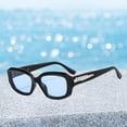 thumbnail image 2 of Gafas de sol clásicas jinwen de montura ligera unisex Color Negro Azul, 2 of 8