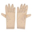 thumbnail image 2 of Gants Élastiques de Patinage Artistique sur Glace avec Robe de Soirée en Strass, 2 of 8