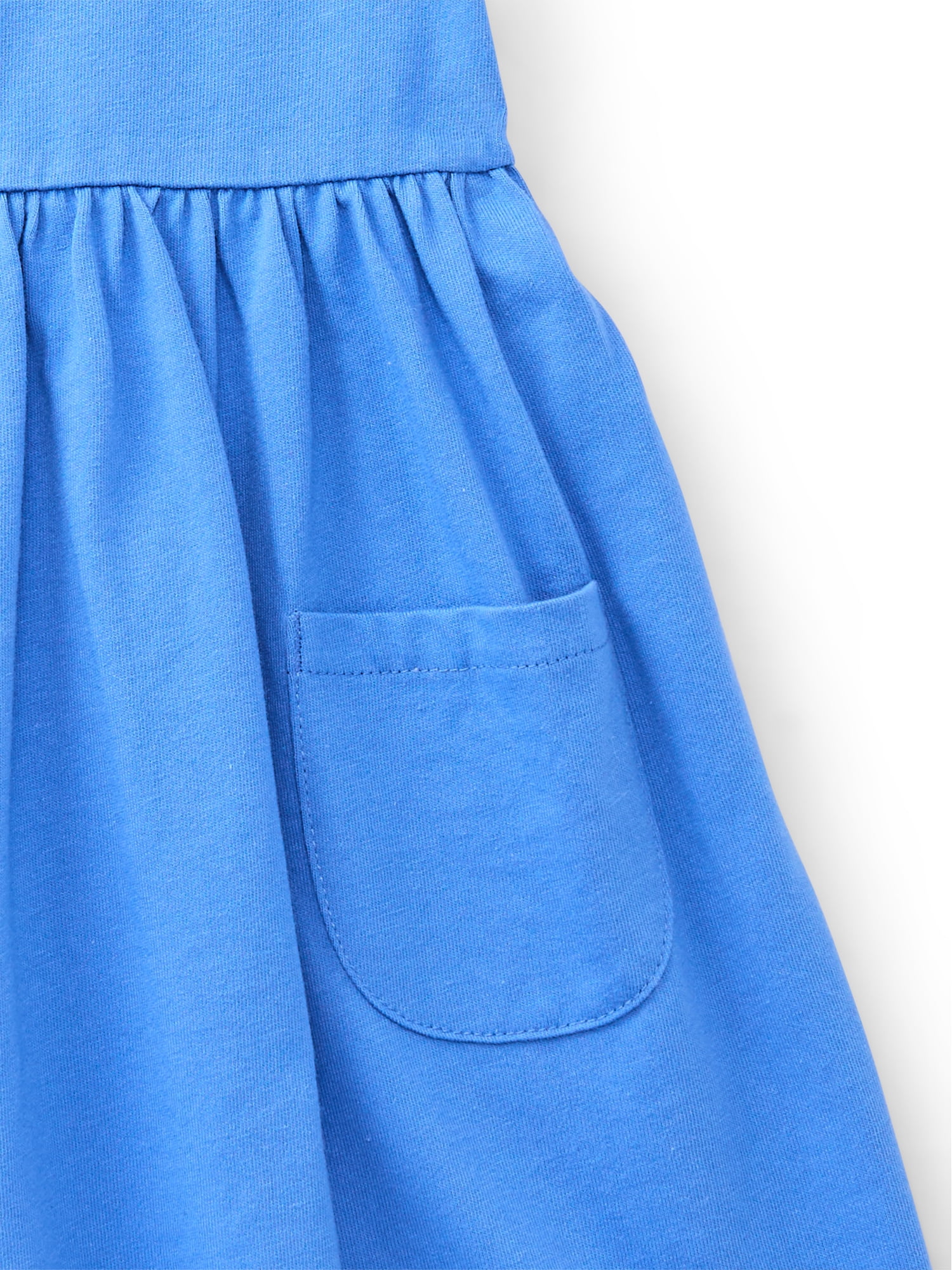 Wonder Nation Toddler Girls Play Dress with Short Sleeves, Sizes 12M-5T