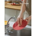 thumbnail image 3 of 8.5" Salad Plates Set of 6, Ceramic Dessert Plates for Party, Wedding, Birthday, Microwave & Dishwasher Safe, 3 of 5