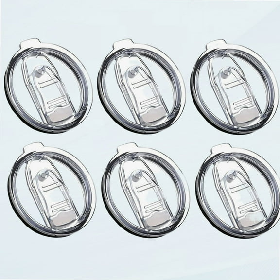 6-Pack 20oz Tumbler Replacement Lid, Spill-proof, Splash-proof Lid Cover for 3.25" Cup Mouth, Fits YETI Rambler Atlin, Beast Juro Cup and More Coffee Mugs