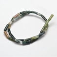 thumbnail image 2 of Natural Moss Agate Column Bead Strands 13~14x4~5mm Hole: 1mm about 29pcs/strand 15.7 inch, 2 of 2