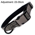thumbnail image 2 of Letter-cut clip dog collar dog collar with canvas lining, 2 of 5