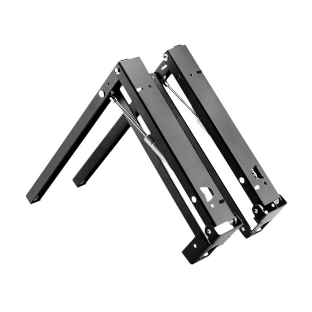 2 soportes para banco de zapatos plegables de pared con amortiguador de presión de aire, soporte para banco de zapatos, amortiguadores que ahorran