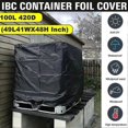 thumbnail image 3 of Ibc Ton Bucket 1000l Outdoor Water Tank Waterproof Dustproof Cover, 3 of 5