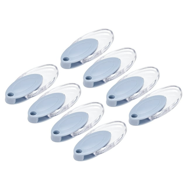 Unique Bargains Poignée de Chaîne pour Stores, Lot de 8 Poids de Cordon de 90 mm pour Pièces de Fenêtre, Bleu
