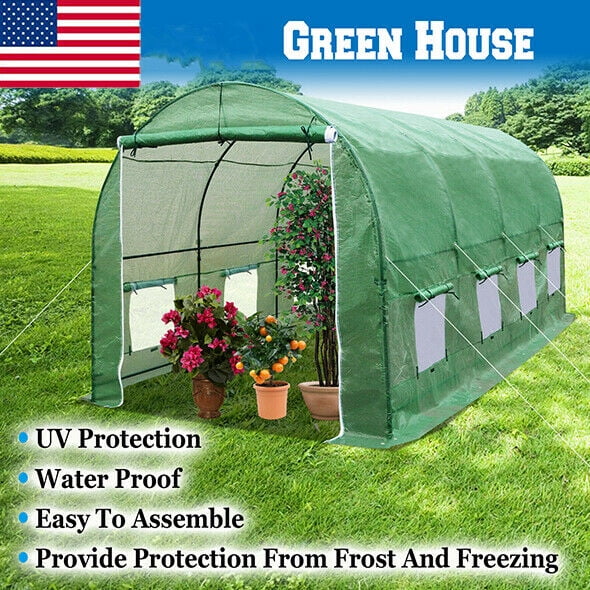 Yinke New Portable Heavy Duty 20'x10'x7' WalkIn Green House Plant
