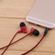 thumbnail image 3 of Audífonos trenzado en la oreja con control de línea de graves y crujido con micrófono (rojo) Likrtyny  Para estrenar, 3 of 9