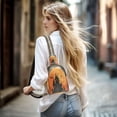 thumbnail image 7 of Stylish Leather Crossbody Bag 8.46x5.9x2.16In Easy To Carry Multi-Purpose Travel Hiking Shopping Fashion Bag Halloween Castle, 7 of 7