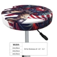 thumbnail image 4 of Goofa Cool Patriotic Buffalo Cowboy Printed Stool Covers Round, Waterproof Round Bar Stool Covers Anti-Slip Round Bar Stool Seat Cover with Elastic Bands Durable-13 inch, 4 of 7