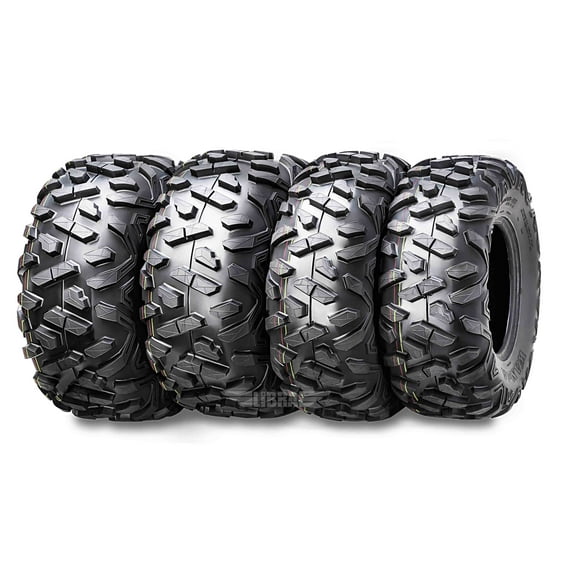 WANDA UTV ATV Tires 23x8-11 Front & 24x9-11 Rear /4PR Ultra Deep Self-cleaning Tread, Set 4