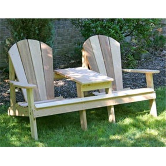 Creekvine Designs WF5120CVD Cedar Adirondack Settee