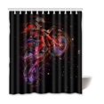 thumbnail image 1 of WOPOP Bensor Motorbike Waterproof Polyester Bathroom Shower Curtain 60x72 Inches, 1 of 2
