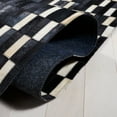 thumbnail image 5 of SAFAVIEH Studio Leather Jepson Geometric Area Rug, Black/Beige, 8' x 10', 5 of 8