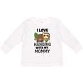 thumbnail image 3 of Inktastic I Love Hanging out with My Mommy with Sloth Boys or Girls Long Sleeve Toddler T-Shirt, 3 of 5