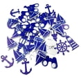 thumbnail image 1 of 100x Buttns de Mixtos 2 Agujeros Parte Posterior Plana Azul Decorativa para Manualidades de Hugo botones de madera, 1 of 6