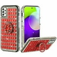 thumbnail image 3 of Value Pack + for Samsung Galaxy A52 5G with Tempered Glass Hybrid Phone Case Magnet Mount Ready Grip Grids Kickstand Slim Shock Bumper Cover, 3 of 4