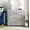 Gray, variant on SAFAVIEH Raina Classic Solid 3 Drawer Chest, Grey/Gold