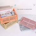 thumbnail image 2 of Caja de cestas de almacenamiento organizadoras de 5 colores, cesta de escritorio plegable para estudiantes, cinta de papelería, contenedor plegable de plástico, caja de almacenamiento Tan Jianjun unisex, 2 of 2