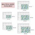 thumbnail image 6 of Blue Green Botanical Outdoor Rug 4x6 Ft, Non Slip Washable Area Rug, Watercolor Spring Floral Summer Patio Rugs Carpet Runner, Large Floor Mat for Indoor/Outdoor Deck Porch Camping, 6 of 8