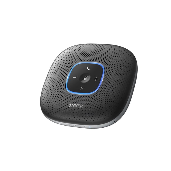 Anker PowerConf Speakerphone, Zoom Certified Conference Speaker with 6 Mics, 360° Enhanced Voice Pickup, 24H Call Time, Blueto