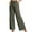 Army Green, variant on Posijego Womens Wide Leg Dress Pants Tie Knot Elastic High Waist Work Pants Business Casual Office Trousers