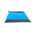 thumbnail image 2 of Blueek Portable Sandproof Beach Blanket - Tear-Resistant Picnic Mat, Quick-Dry Outdoor Camping Mat for 4-6 People with Stakes(79x83 inch), 2 of 6