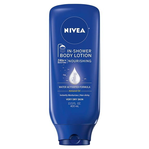 Nivea In-Shower Body Lotion Nourishing For Very Dry Skin -13.5 Oz, 2 Pack
