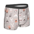thumbnail image 2 of KLL Various Rabbits Men's Cotton Boxer Briefs Underwear-Medium, 2 of 8