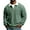Army Green, variant on OIOLOYJM Mens Waffle Shirt Casual Henley Golf Shirt Long Sleeve Knitted T-Shirt Cozy Trendy Soft Dressy 1/4 Zip Pullover Tops Gray L