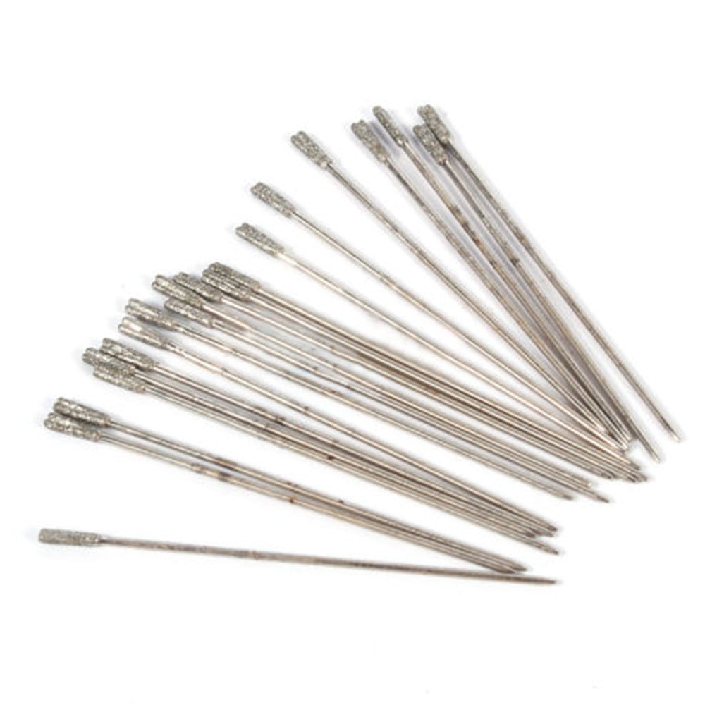 Details about   20PCS Diamond Drill Bit For Glass Tile Ceramic Jewelry Agate Hole Drill Tool 