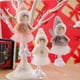 thumbnail image 2 of Naiovety Colgante de Navidad Chimenea Colgante de pared Adorable Muñeca de tela Sala de estar Dormitorio Decoración de Navidad Hogar Hotel Kits de decoración para fiestas Rosado, 2 of 6