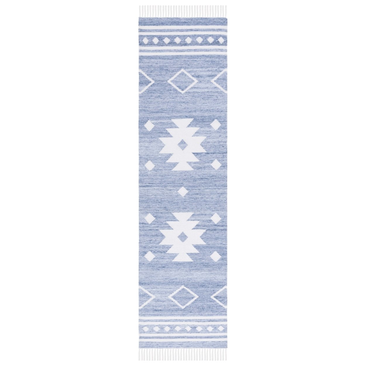 SAFAVIEH Kilim Torma Zig Zag Wool Area Rug, Beige/Black, 6' x 6' Round