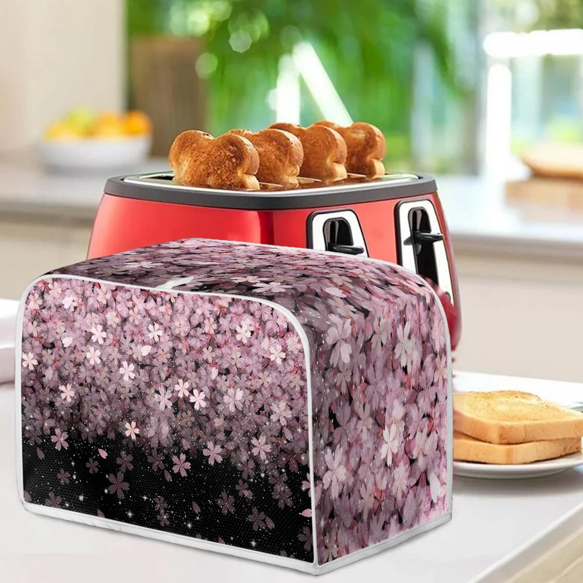 Toaster Dust Cover for Kitchen 2 Slice, Red Rose and Wine Romantic Lovers  Decor Bread Maker Covers Toasters for Fingerprint Protector Washable Small  Appliance Covers Accessories 12x7.5x8in - Yahoo Shopping